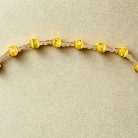 Vintage Gold and Silver Clutch Bag with Beaded Strap - Picture 6 of 8